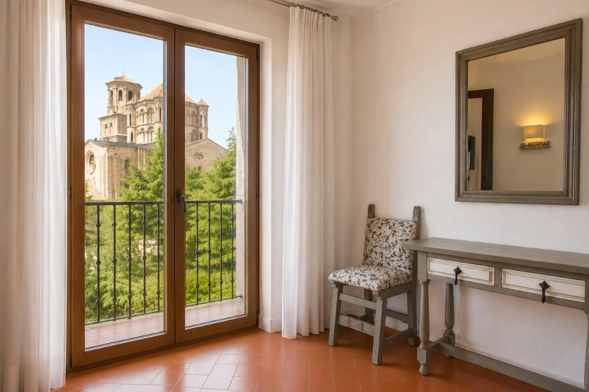 Habitación doble premium con vistas a la Colegiata