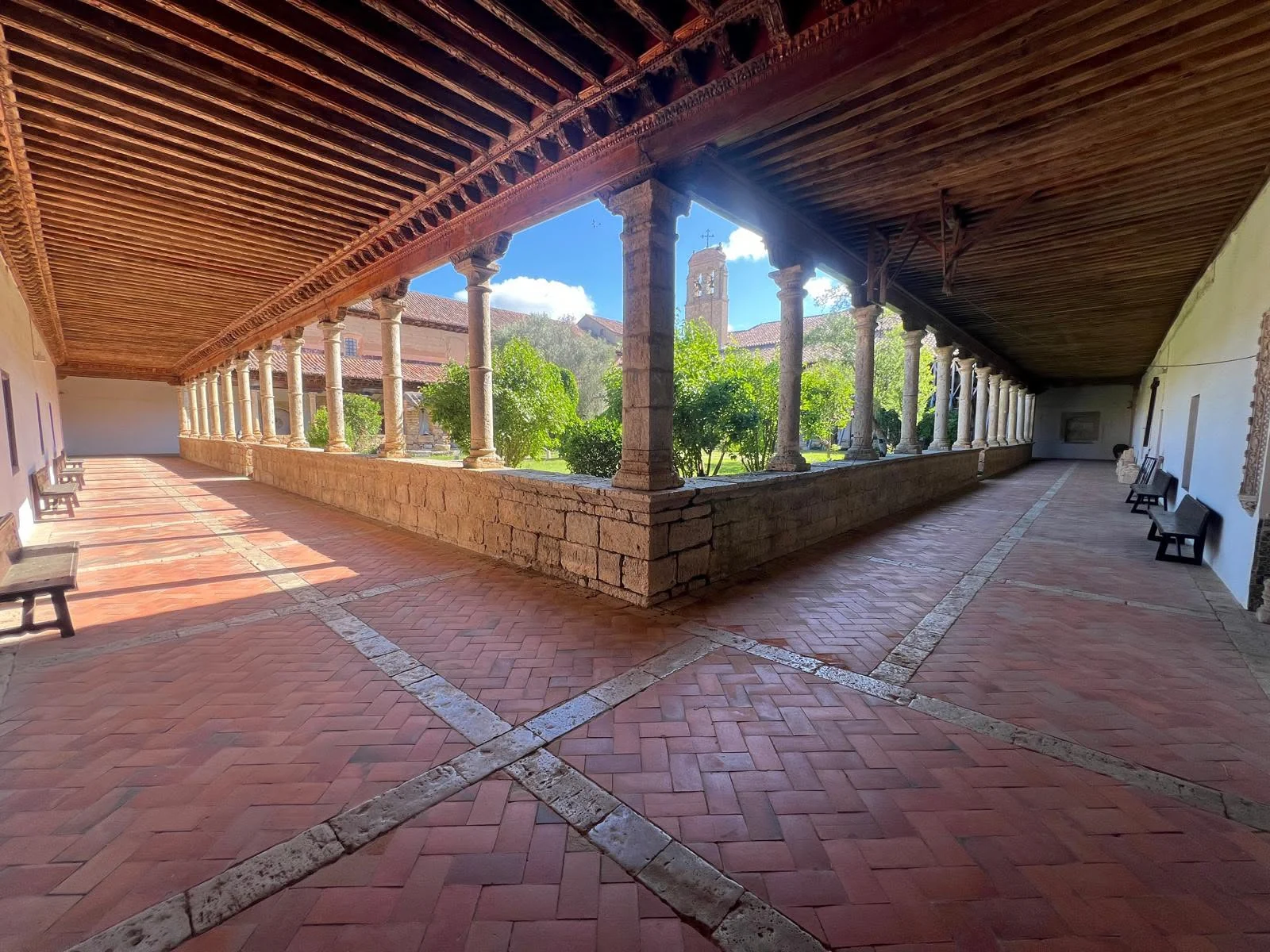 Cloister of the Monastery of Sancti Spiritus el Real in Toro