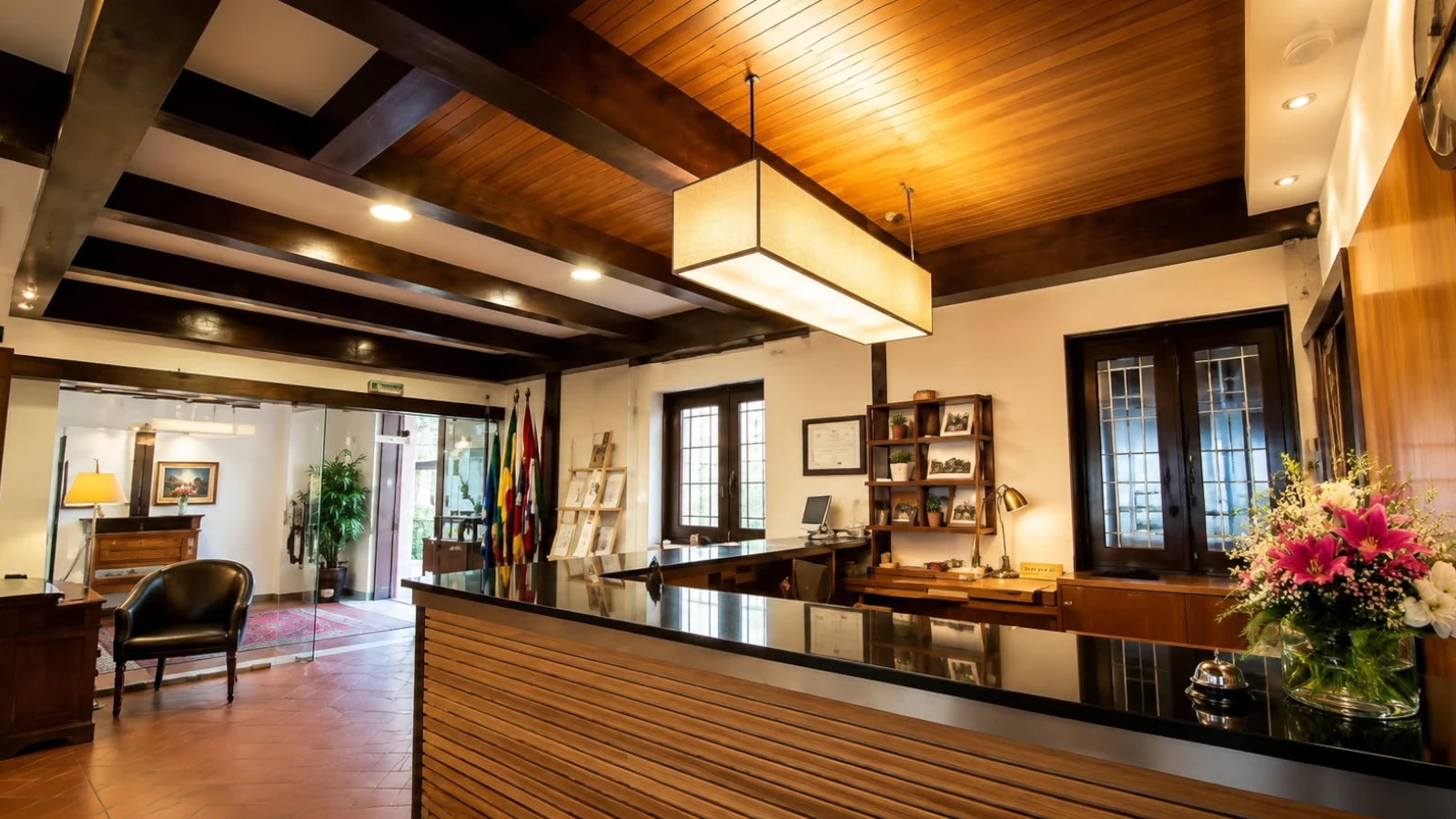 Recepción del Hotel Juan II en Toro